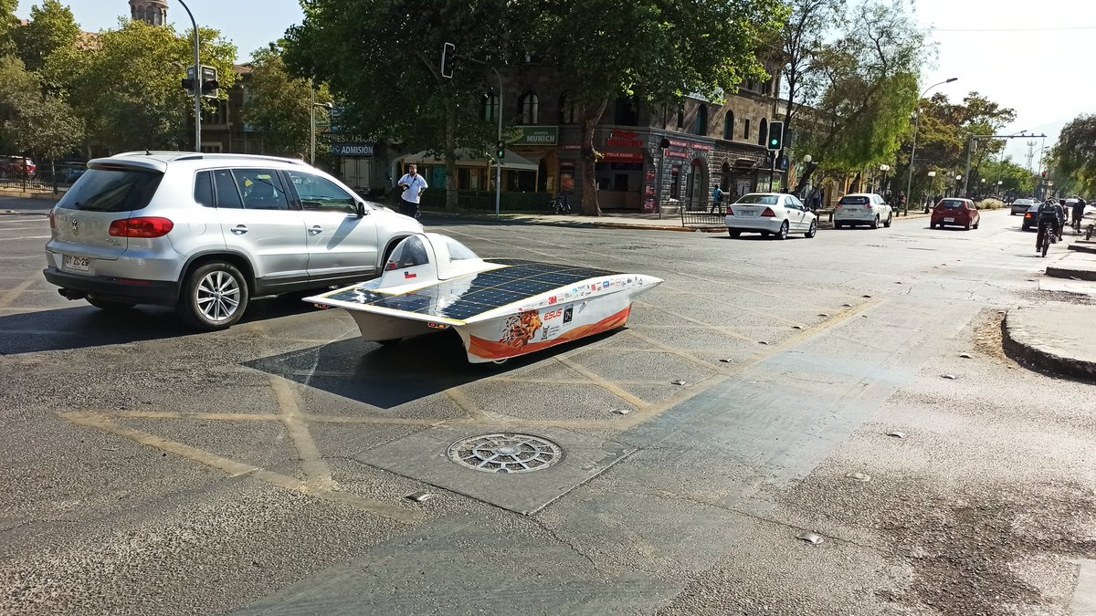 Acaba de pasar este vehículo por Santa Isabel