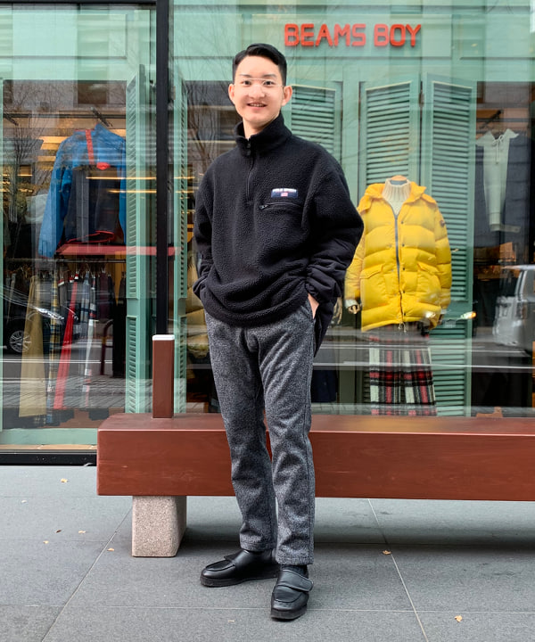 Beams Twitterissa 急な寒い日 着込むのもいいですが 暖かさはもちろん見た目にもスマートな Gramicci Beams 別注 フリースナローパンツの出番です T Co bur8t05p Beams ビームス パンツ Gramicci グラミチ パンツ フリース Beams Ms Casual