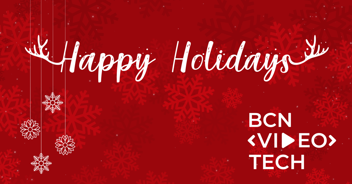 This is already the end of the year, all the BCN Video Tech Team wish you the best for 2020 ! and do not forget to stay tuned for the next events : meetup.com/BCNVideoTech/