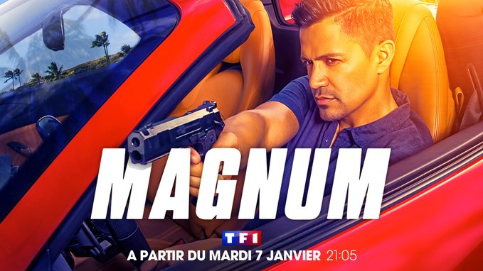 annesotv's tweet photo. Après avoir vu la bande-annonce dans #MaskSinger et #MissFrance on se doutait que la diffusion était imminente : #Magnum (le reboot) va de nouveau faire vrombir sa Ferrari (et enrager Higgins) à partir du 7 Janvier sur TF1 ! L'original sera à retrouver sur TV Breizh :) https://t.co/zf85HznYSd
