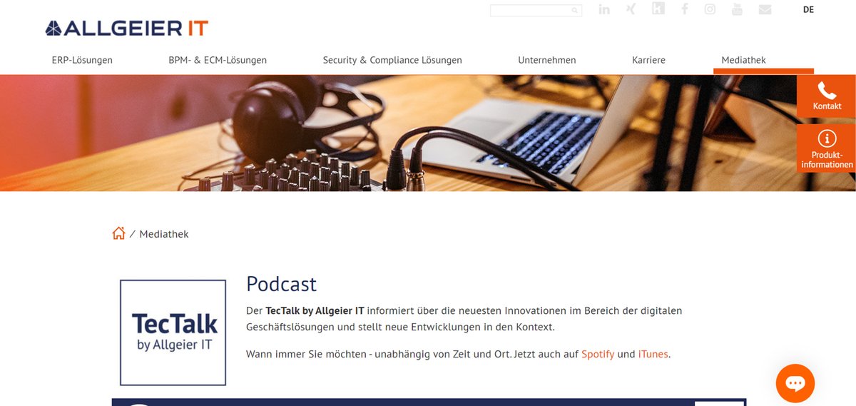 Im Podcast von @Allgeier_ES werden Innovationen im Bereich der #digitalenGeschäftslösungen vorgestellt. 
In der aktuellen Folge (Folge 6) geht es um #DigitaleUnternehmenssicherheit. 
lnkd.in/dcxedFw