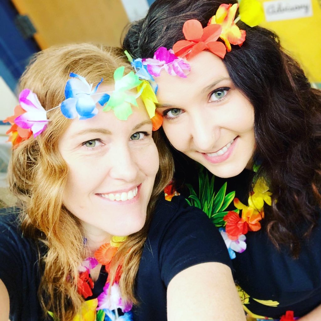 Read180Rocks's tweet photo. Because it’s middle school and Tropical Tuesday! #hawaiifiveno #somehowheisthebossofus 😂 🌺 https://t.co/XbYJZdSWof