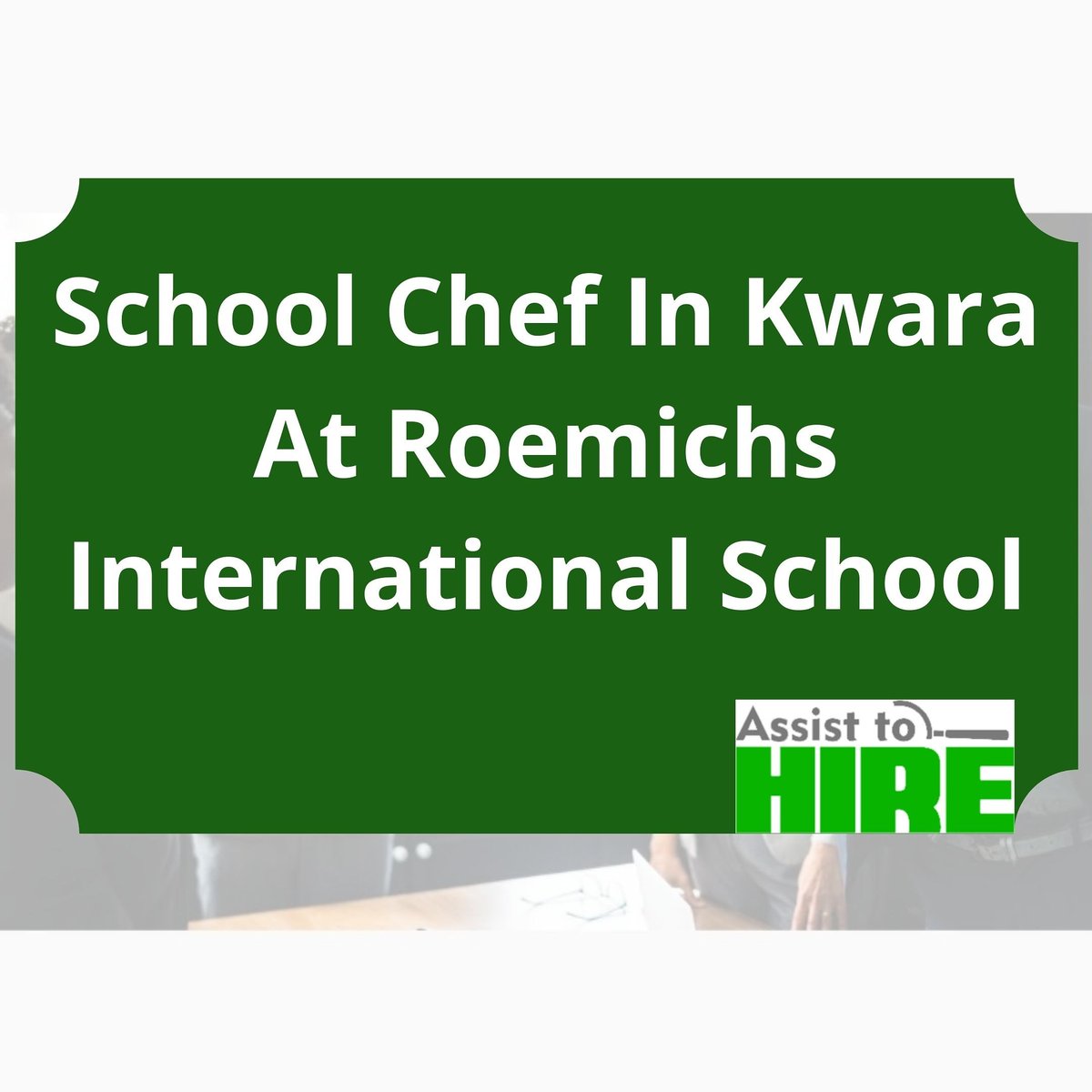 Recruit_VE's tweet photo. School Chef In Kwara At Roemichs International School
Duties
Develop and prepare healthy & nutritious menus for pupils and students.
Apply here: https://t.co/jMgNiUINlS
#chef #chefjobs #cooks #cookswanted #NewRole #assisttohirejobs #findjobs https://t.co/wYDEM0BOMT
