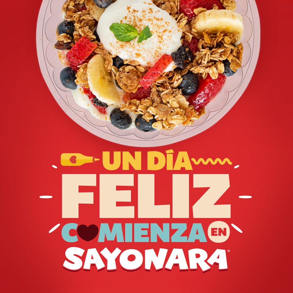 ¡Ven y recárgate de energía en cualquiera de nuestros puntos con comida deliciosa!🤩 🤤#sayonara #comidadeliciosa #sayofans #manizales 
#pereira #sayo #martes #sayoadicto