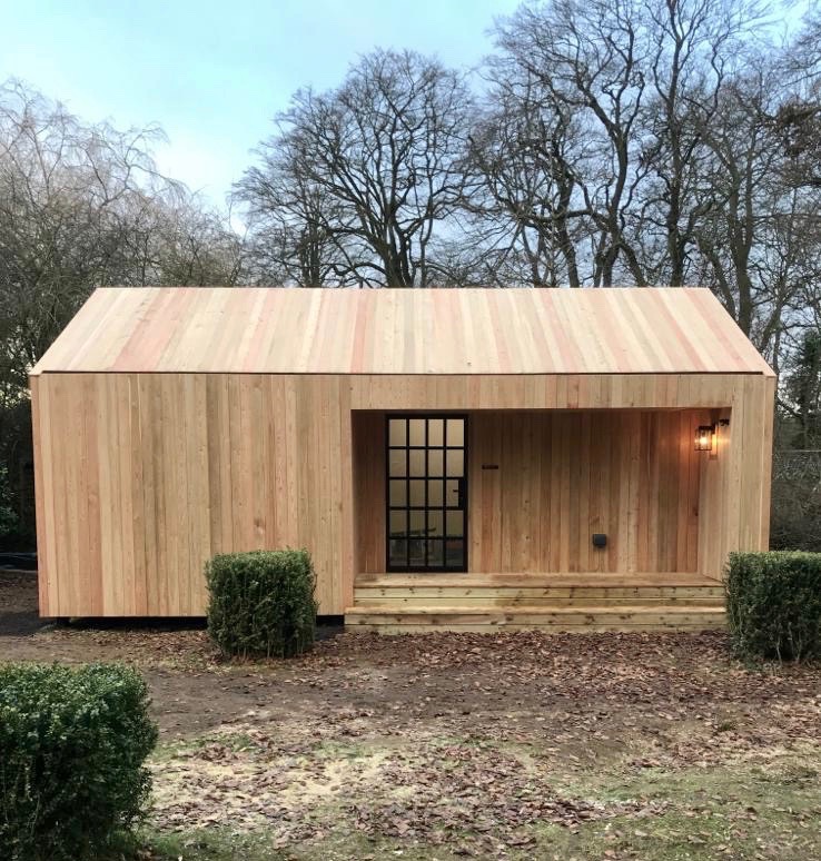 Mbloc18's tweet photo. We have now completed the Art Studio in Norfolk and have handed it over to our client. Take a look at the finished build below! #artstudio #gardenstudio #wetlandbuilding #watchthisspace #carbonfriendly #ecofriendlybuild #noconcrete #nobricks #Norfolk https://t.co/MTgbMm84Yb