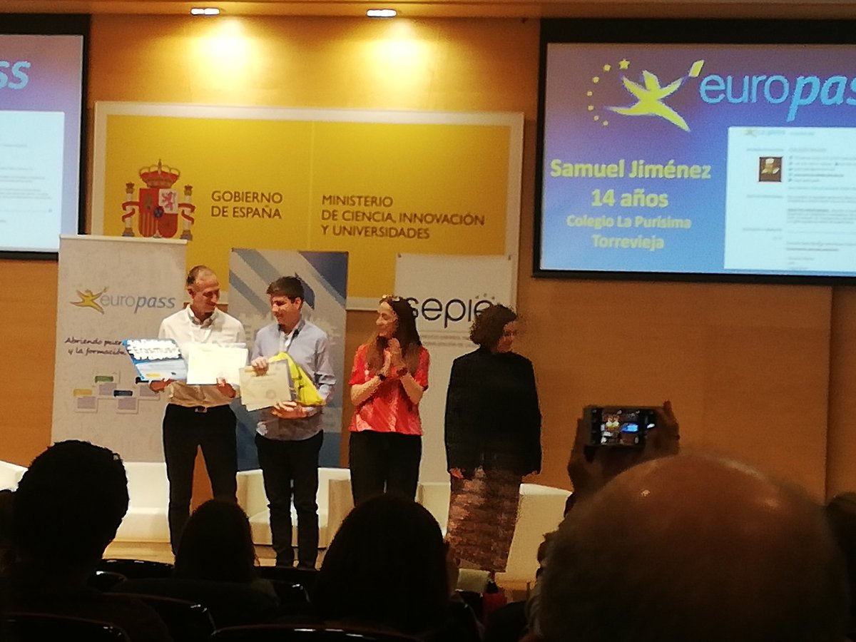 Infoday Europass <a href="/sepiegob/">SEPIE</a> <a href="/EUErasmusPlus/">Erasmus+</a> Entrega de Premios al mejor currículum científico