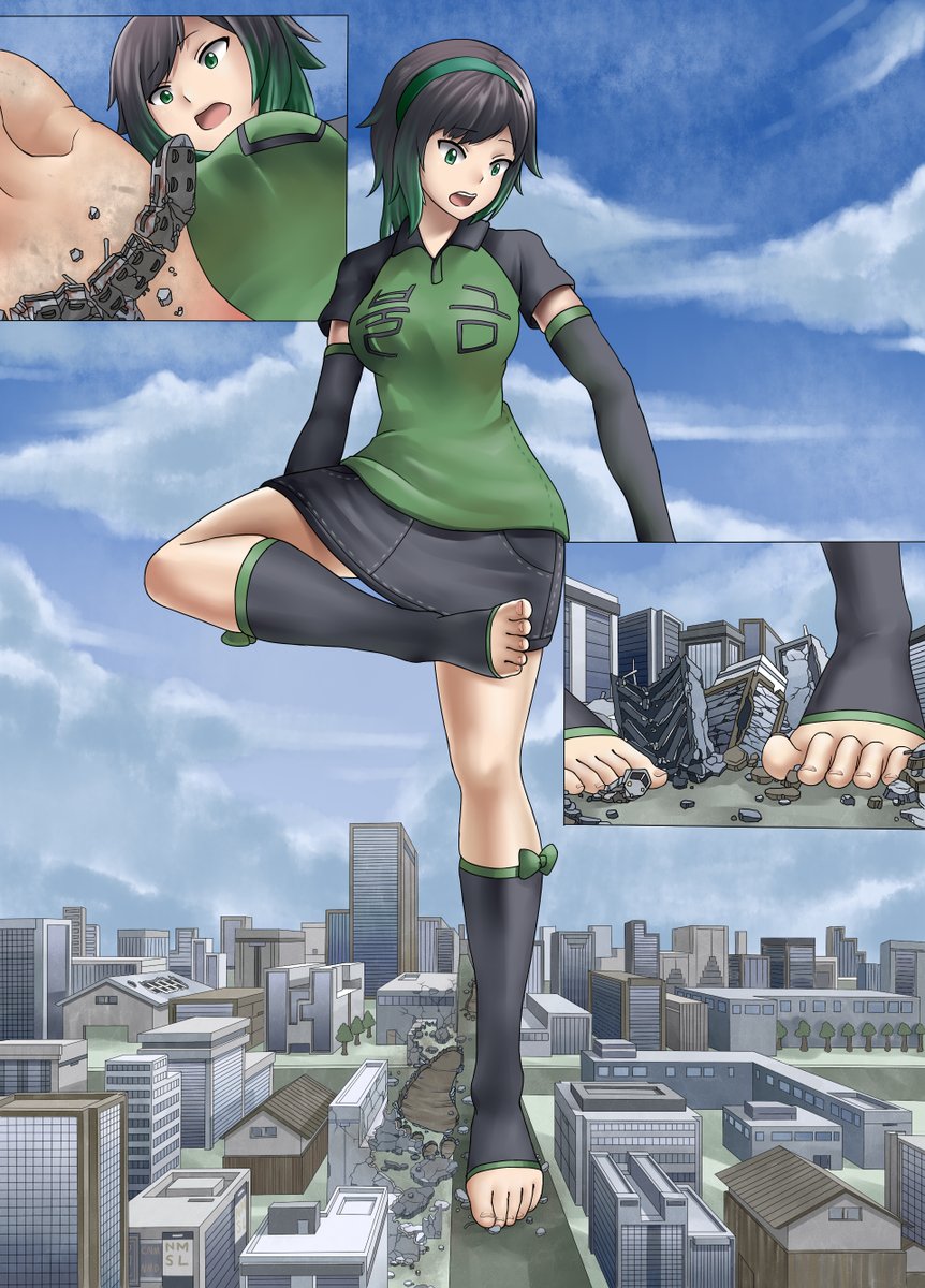 a perfectly normal day for a giantess.