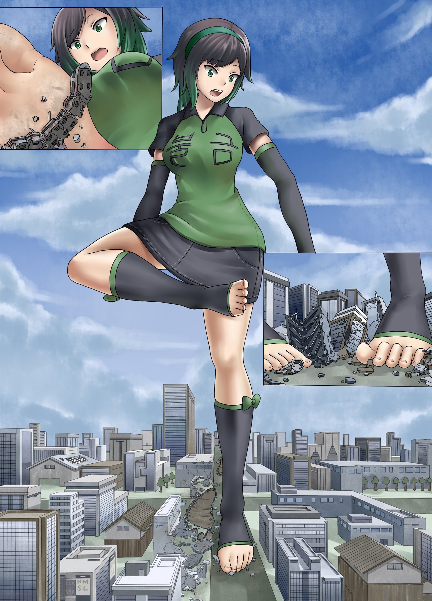 “a perfectly normal day for a giantess” .