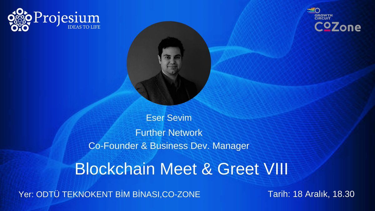 Blockchain Meet and Greet etkinliği kapsamında, yarın Further Network kurucu ortağı ve iş geliştime yöneticisi Eser Sevim "Seyahat Endüstrisinde Blockchain ile Dönüşüm" adlı bir konuşma gerçekleştirecek.

Ayrıntılar ve kayıt için ➡️ meetup.com/tr-TR/Blockcha…

#blockchain #event
