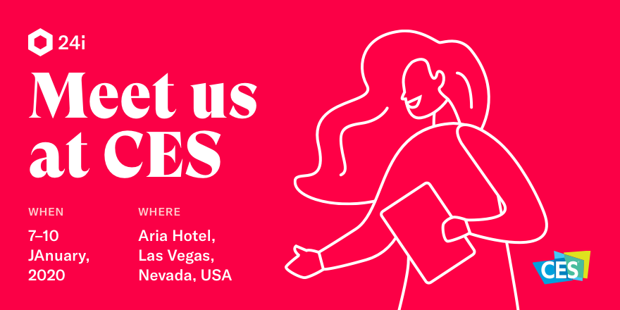 24i_Media's tweet photo. Only 2 weeks to 2020 and 3 weeks to@CES! For those going to Las Vegas, be sure to book a meeting with our team to find out how to create your #nextgeneration #videoexperiences for the next generation https://t.co/VOyRbJ8pfh
#CES2020 #OTT #TVapps #videostreaming  #TVEverywhere https://t.co/4znOtjKelA