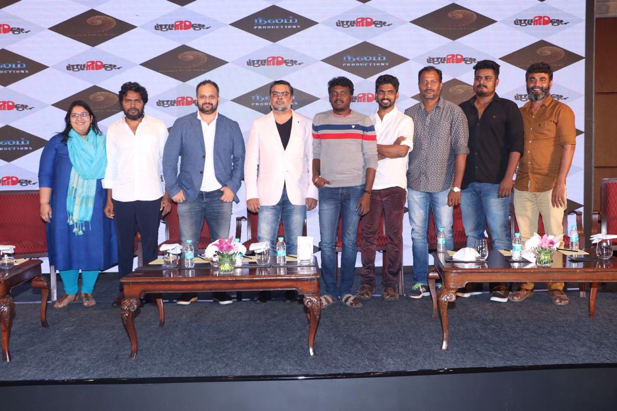 LetsKollywood's tweet photo. Big Launch by @beemji & #NeelamProductions along with partners #GoldenRatiofilms & #LittleRedCarFilms to produce a slate of 5 Tamil films with -
@leninbharathi1 @mari_selvaraj
@frankjacobbbb @AkiranMoses @Sureshmari14 @officialneelam
@LRCF6204 @GRfilmssg @RIAZtheboss @pro_guna https://t.co/nuZrA3Doay