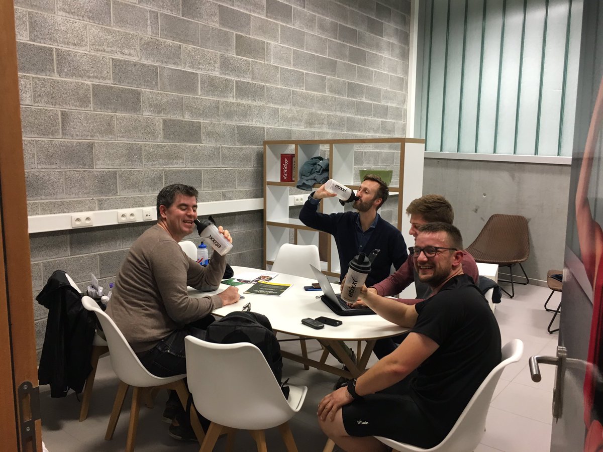 Today is the end of our trainingstudy! Some statistics: 241 hours of training, 36 muscle biopsies, 1296 supplements, 288 minutes of blood flow measurement and 16.2kg of recovery shake. 
Time to get the data analysed! 📊
Some work to do for <a href="/ThibauxV/">Thibaux Van der Stede</a> and <a href="/LauraBlancquae1/">LauraBlancquaert</a>