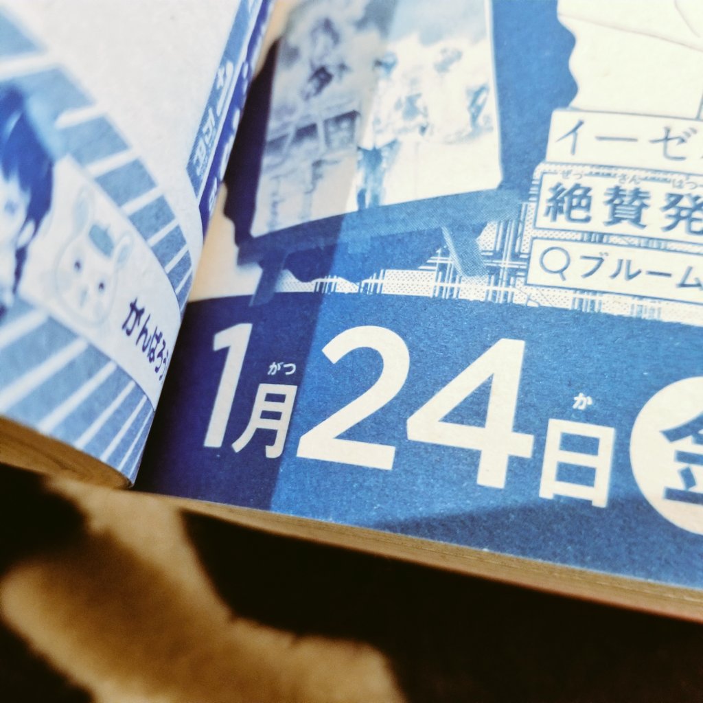 ベツコミ1月号出てますです☺️

さんぶんのいち6巻発売はこの日↓だそうです✨

この号、キンプリのみなさんの描いた絵がのってるのですが、めちゃ面白かったです。男子の絵ってこうだよね、、、っていう(笑)

癒される。 