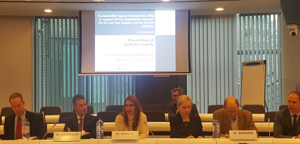 #EUTrade Civil Society Dialogue on the state of play of the Australia 🇦🇺 and New Zealand 🇳🇿 trade negotiations, as well as the Draft Final Reports of the Sustainability Impact Assessments has started! We look forward to exchanging views👥More info 👉 europa.eu/!DG73tH