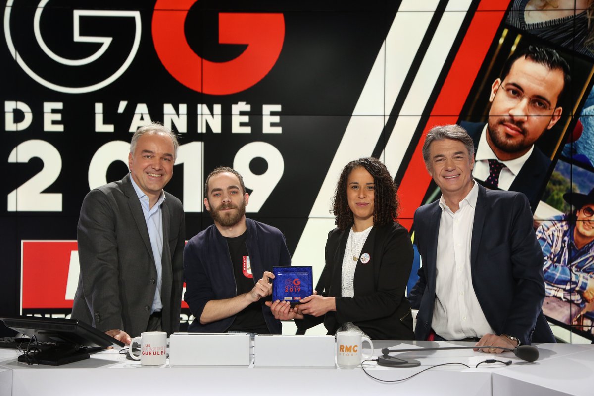 RMCStory's tweet photo. 🏆 Et la Grande Gueule de l'année 2019 @GG_RMC est...

📢 LE COLLECTIF @InterUrg ! 🏥⚕️

En deuxième place, on retrouve Michel #Sardou 🎤, suivi d'Edouard #Bergeon 🚜 qui monte sur la troisième marche du podium

👏 Félicitations au collectif #InterUrgences ! 🩺 #GG2019 #GGRMC https://t.co/FeYS8MqHV1