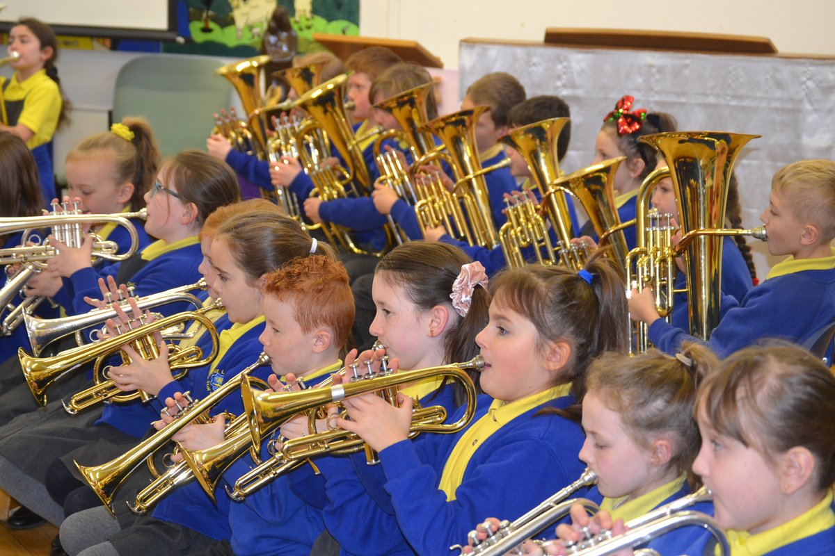 Our Year 4 classes wowed us this morning. They put on a great performance playing their brass instruments - cornets, trumpets, trombones, baritones and euphoniums all together and in time! 🎼🎺Well done <a href="/ourladystar4a/">Our Lady Star 4A</a> and <a href="/ourladystar4b/">Our Lady Star 4B</a>. Thank you <a href="/edsential/">Edsential</a> <a href="/MusicalRoutes/">Edsential Musical Routes</a>!