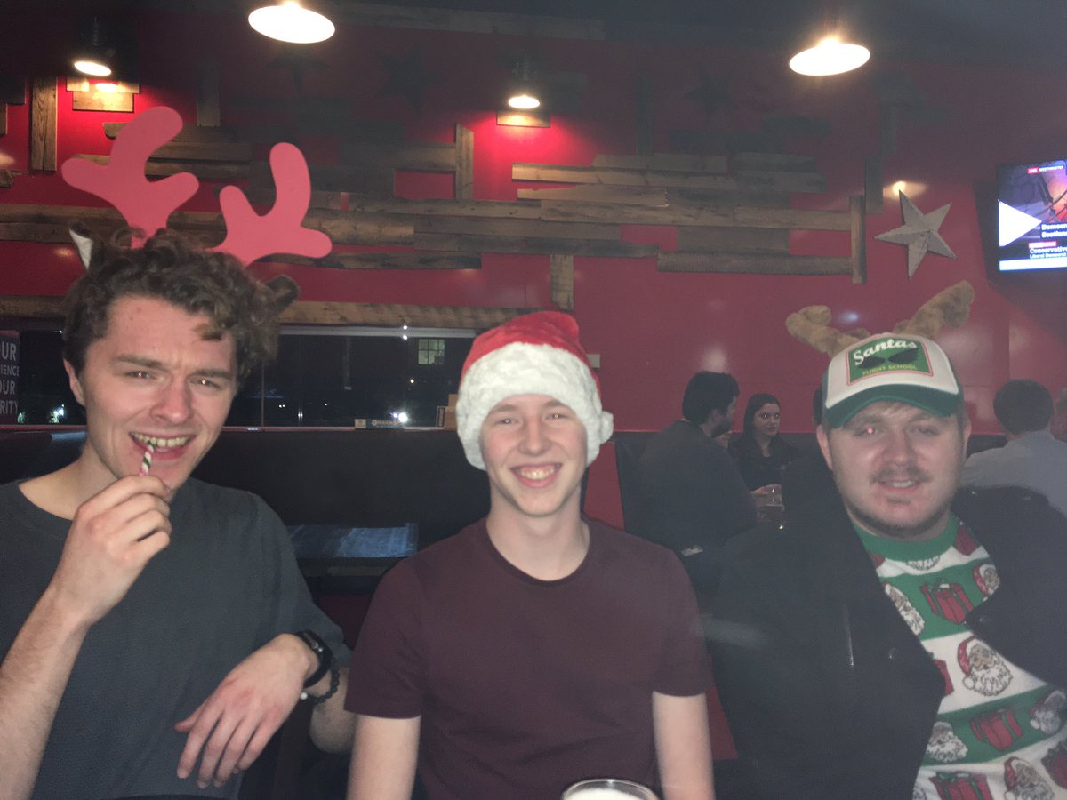 Lovely Christmas meal at the Student Union venue to celebrate the end of term! See you all next year 😀🎄