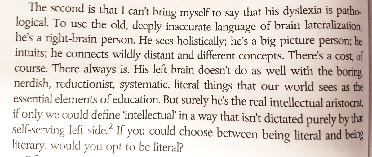 Alt deas le Charles Foster faoina mhac a bhfuil disléicse air sa leabhar Philosophers Take on the World.

‘Sí an chaoi a mbaintear úsáid as eolas – seachas an chaoi a léitear é – atá tábhachtach.