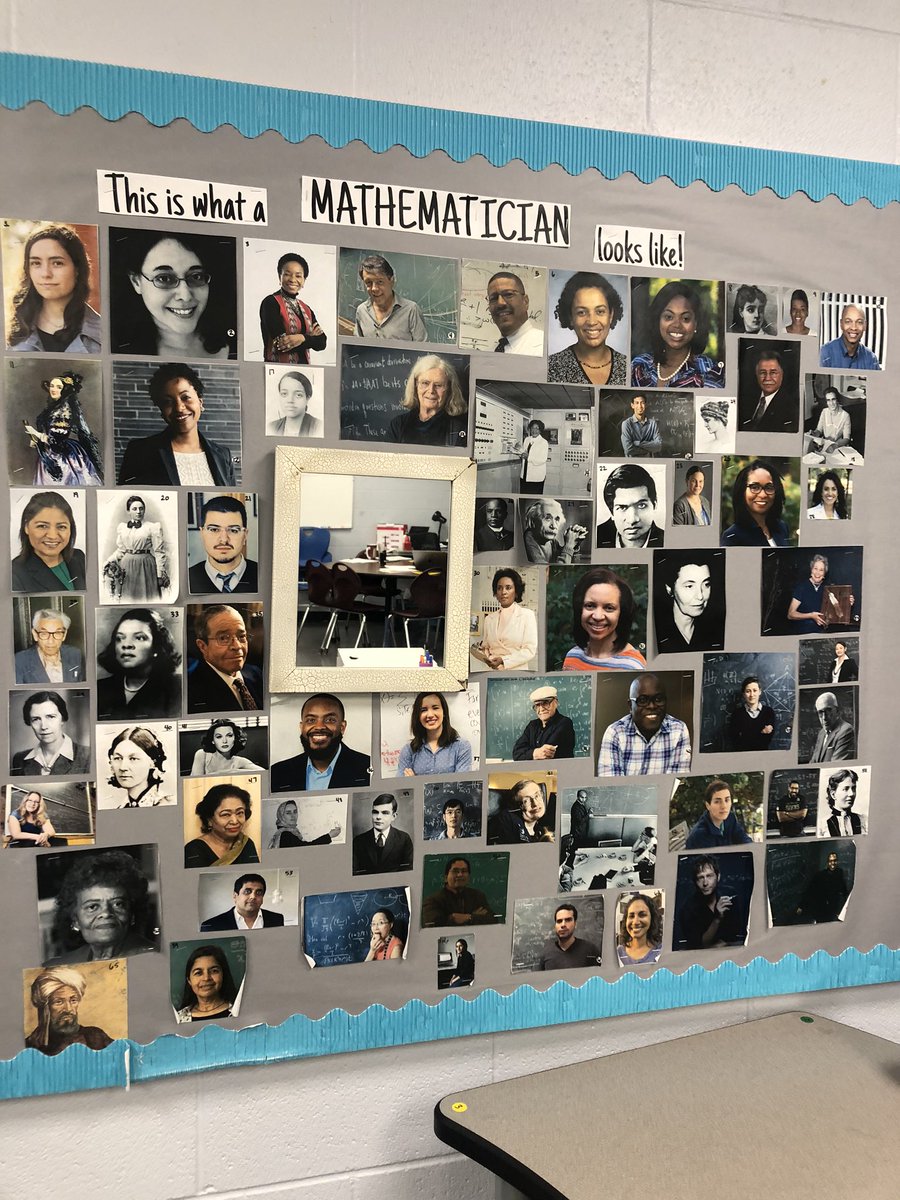 Covering class for <a href="/MrsKelleyMath/">Nicole Kelley</a> this morning. Love this display she has in her room!