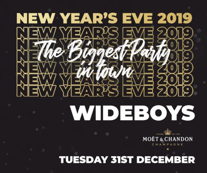 FLASH SALE!!! with the biggest night of the year fast approaching, don’t miss this opportunity to buy your NYE ticket for just £5!! Deal ends 19th Dec! Be quick!