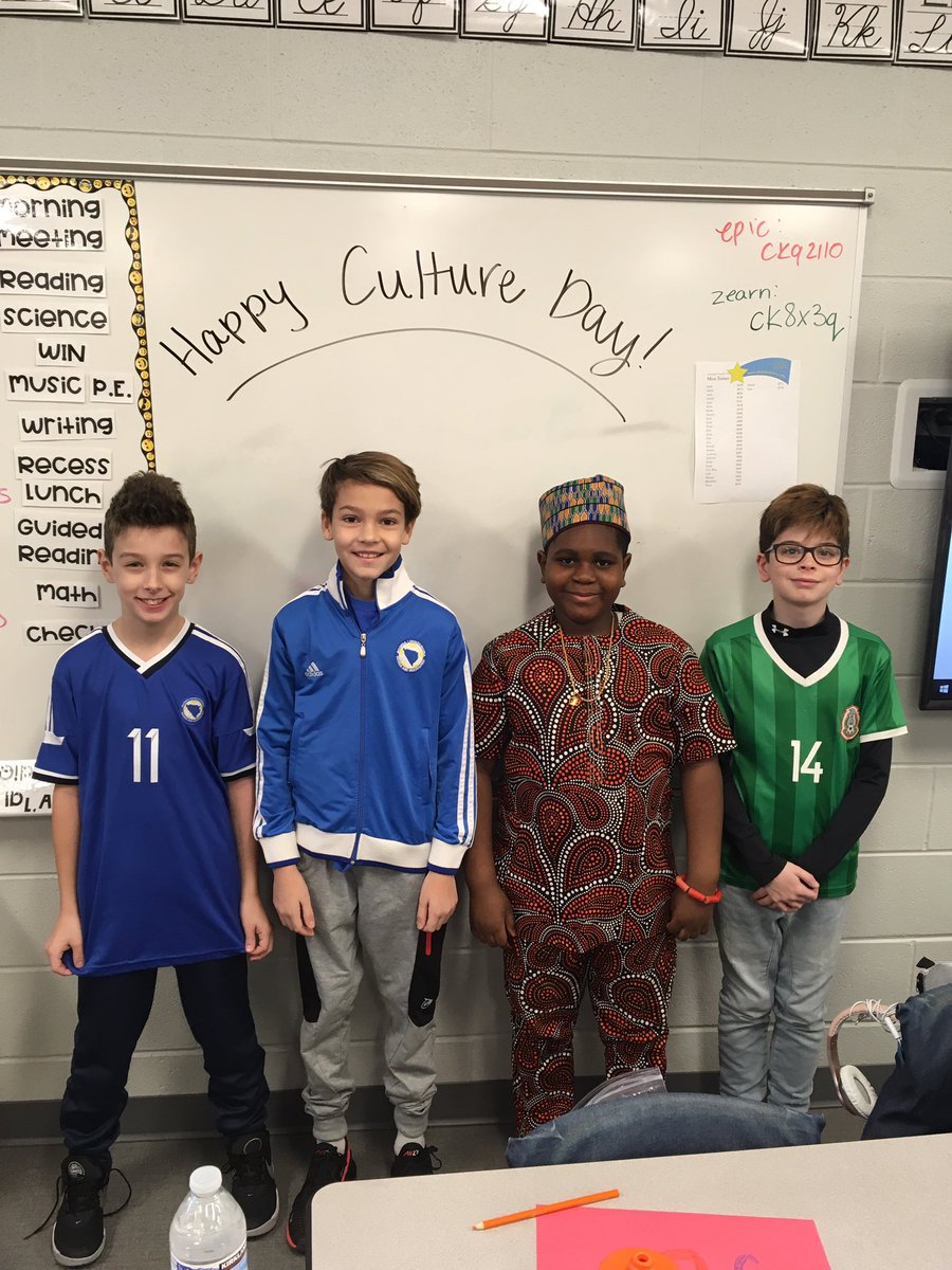 Representing Bosnia, Mexico, and Nigeria for Culture Day!