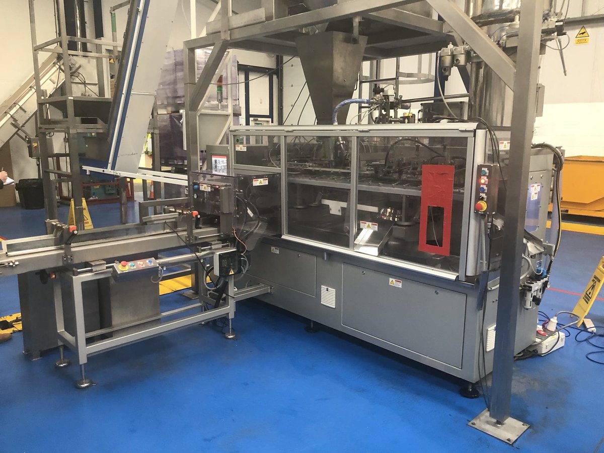 JUST IN!!! Mespack pre-formed pouch filling machine, YEAR 2016 still in production and available immediately. Viewings welcome. Follow the link to enquire. britishpharmaauctions.co.uk/product/mespac…
#pouchfilling #packaging #machinery