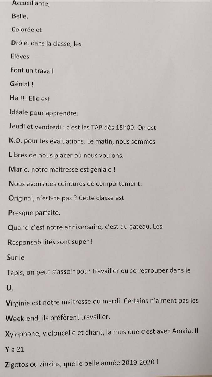 Voici notre portrait alphabétique pour lancer le projet <a href="/tw_oulipo/">Twoulipo à l'école</a> !
#EQ9 #Twoulipo