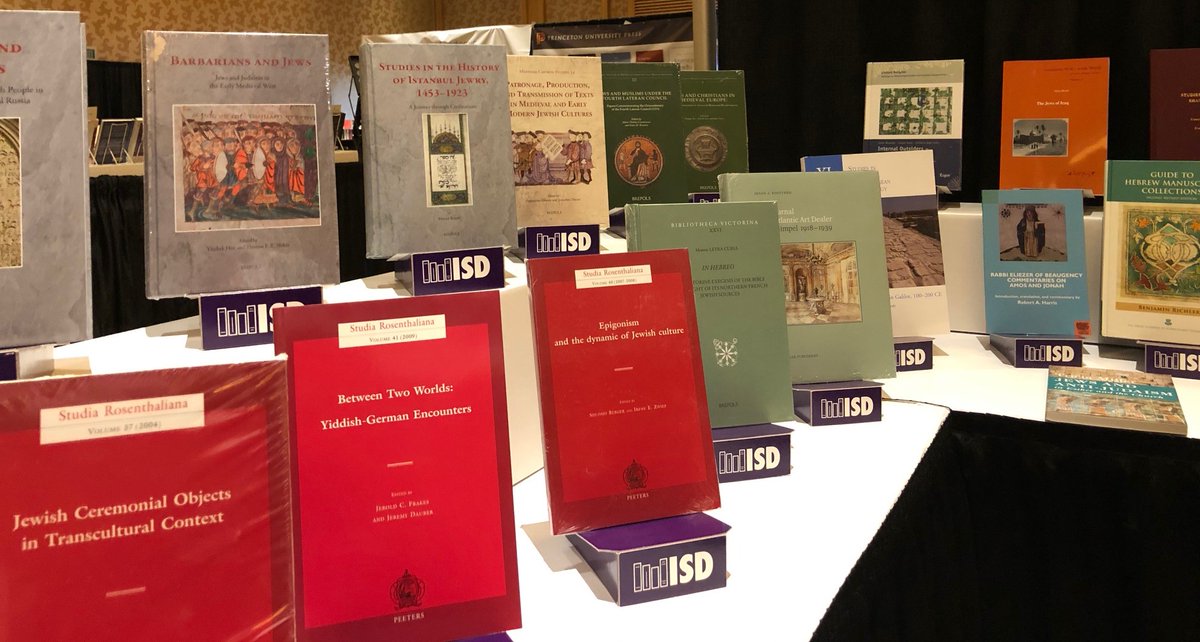 isdistribution's tweet photo. Hoping to see more folks at the ISD tables on the last day of    
AJS (@jewish_studies) #ajs2019! https://t.co/CbnMoX43Jn