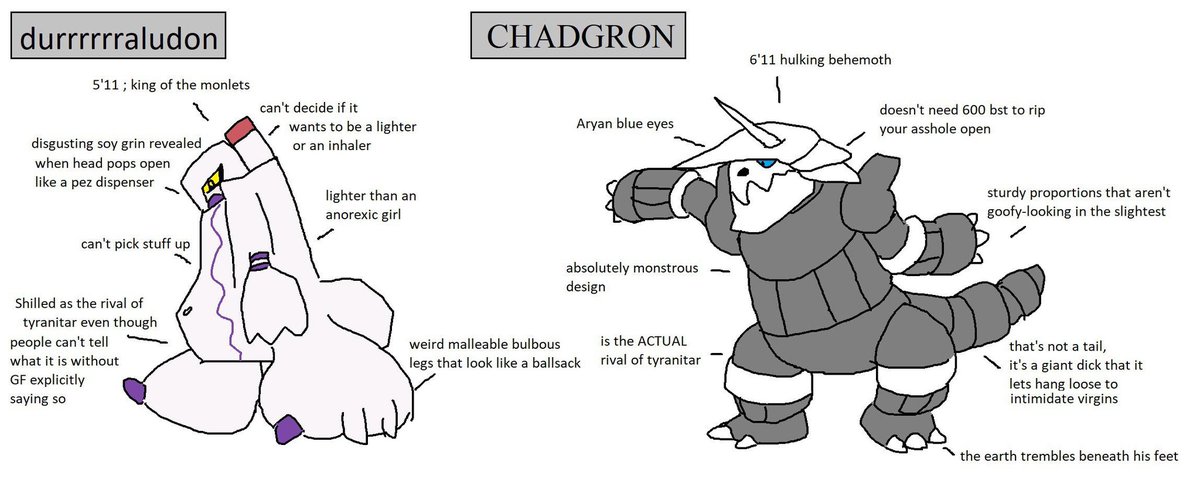 Aggron14's tweet photo. Here is a in-depth analysis why I'm vastly superior to that inhaler. https://t.co/NMPvHwsywn