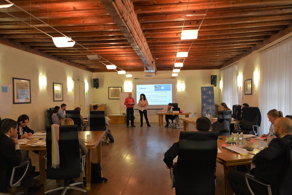 IvanaBoPulko's tweet photo. Conducting my fifth &amp; last training of the year 🥵. Training of trainers for law enforcement personnel from all over Europe as part of the #Let4Cap project, coordinated by @_Carabinieri_ . 
Partners: @CoESPU_News &amp; @SantAnnaPisa 🇮🇹  👮‍♀️ 👮‍♂️. 
Financed by @EUHomeAffairs 🇪🇺💪. https://t.co/XglI8TWmCZ
