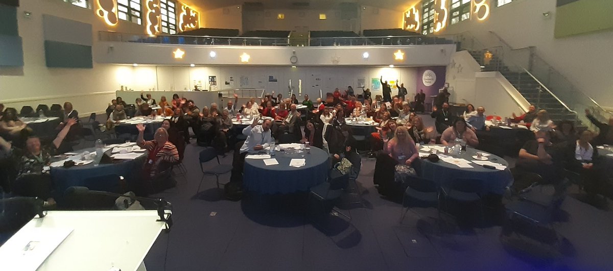 Quality_Russell's tweet photo. The view from the stage at the SHFT QI Conference. #shfttransforms https://t.co/tb95uzSw0B