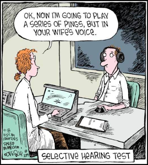 CarolinaHear's tweet photo. A patient recently sent this to us. Thought we’d share. We don’t have a test for selective hearing, but we love it when your family members come to your appointment! Happy Tuesday! https://t.co/45RWr5gYsx