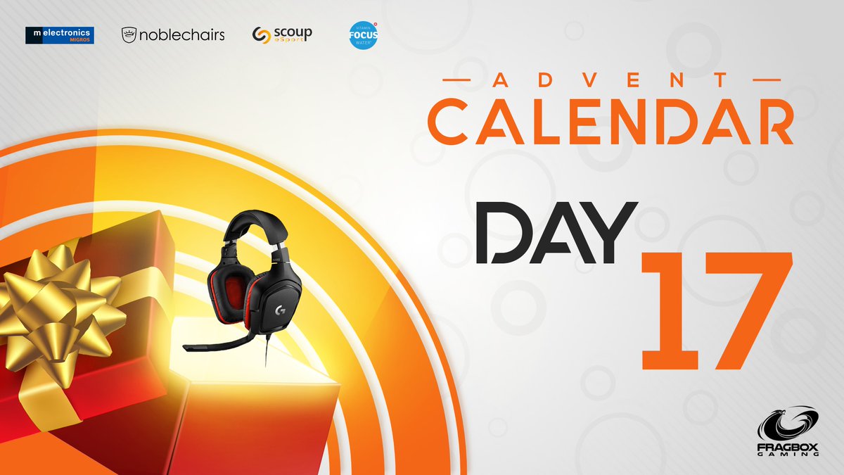 🎁 DECEMBER CONTEST 🎁

Need a new headset ? Here's your chance !

Thanks to <a href="/LogitechGesport/">Logitech G esports</a>, you have the possibility of winning a G332 headset !

To participate, follow <a href="/FragboxGaming/">Fragbox Gaming</a>, RT &amp; tag 2 friends

Time limit 11.59pm

#Giveaway