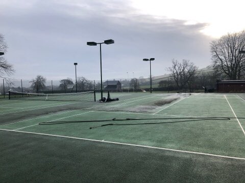 Our courts are having an early Christmas present today 🚿