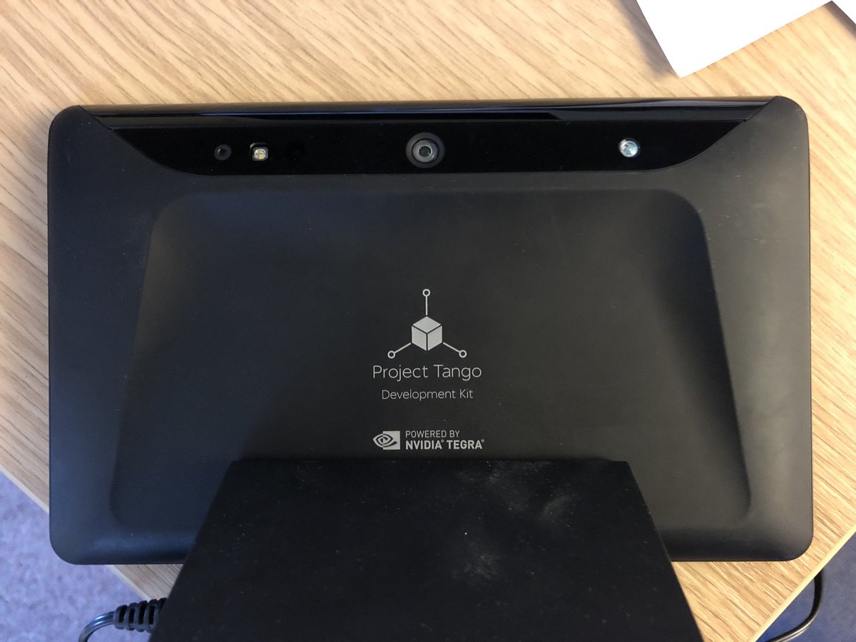 UoG_DM's tweet photo. Sooo, after 1.5 years of sadness and moaning, I finally ‘found’ my Google Project Tango!
Where was it? Surprisingly, in the box I put it in to keep it safe when I moved offices in 2018. Who knew?! 🤔😉😀
#Google #projecttango #augmentedreality https://t.co/yyrSkZMLZt