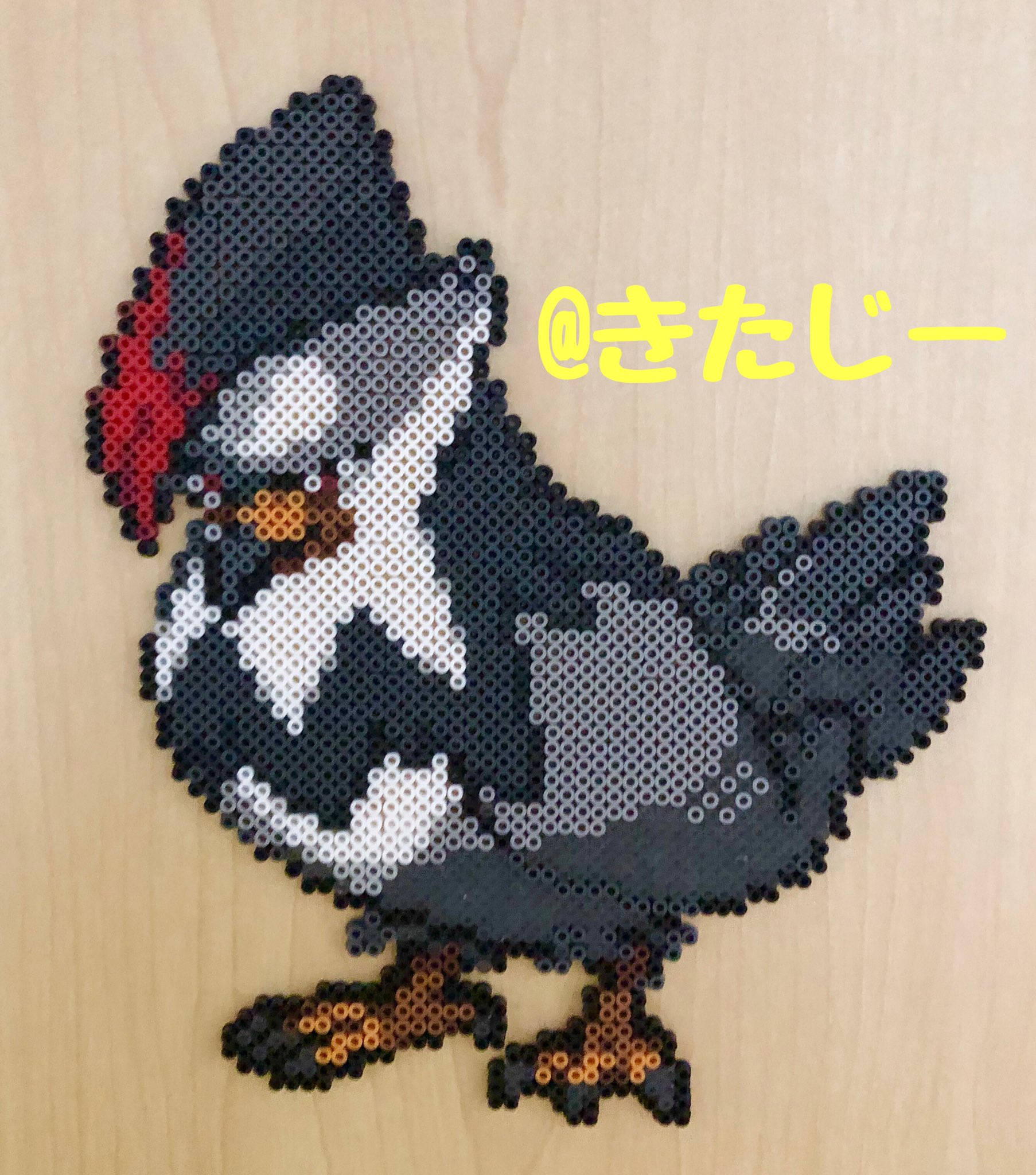 きたじー Twitterissa アイロンビーズでムクホークさん作りました 強いしイケメンなのに何故リストラされた ゝ アイロンビーズ ナノビーズ ミニフューズビーズ ドット絵 Pixelart ポケモン ムクホーク T Co 0wothzatbi Twitter