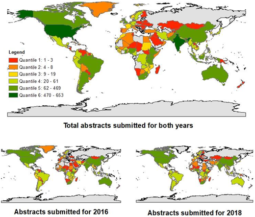 H_S_Global's tweet image. “A total of 5447 abstracts were submitted for the Global Symposium on Health Systems Research in 2016 and 2018 #HSR2016 #HSR2018. From 2016 to 2018, @LynMacarayan @DinaBalabanova @GotsadzeG found a 12% increase in abstract submissions.” Read more: buff.ly/36BVtKW