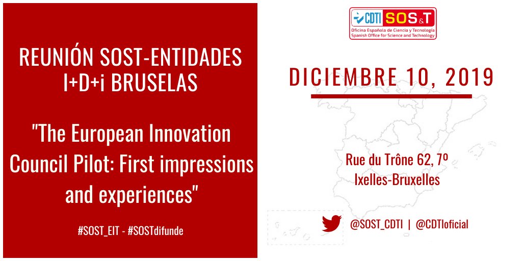 sost_cdti's tweet photo. En breves instantes dará comienzo en @sost_cdti una nueva edición de nuestra reunión con entidades I+D+i en Bruselas, en la que contaremos con la visión de coordinadores y evaluadores sobre la primera ronda del #EICaccelerator del @EUeic 
#SOST_EIC #SOSTdifunde https://t.co/3znjWy8wmZ