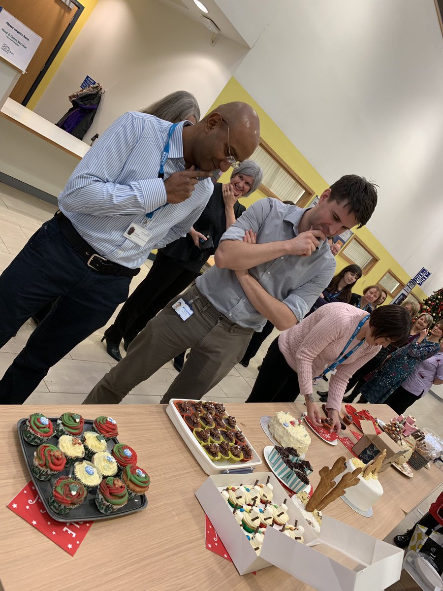 team_mis's tweet photo. Touch decisions at the Haywood cake  sale ...winner to be announced shortly @HaywoodFoundtn @mpftnhs @NeilCarrMPFT @KeeleIAU https://t.co/hfkBL5KkjQ
