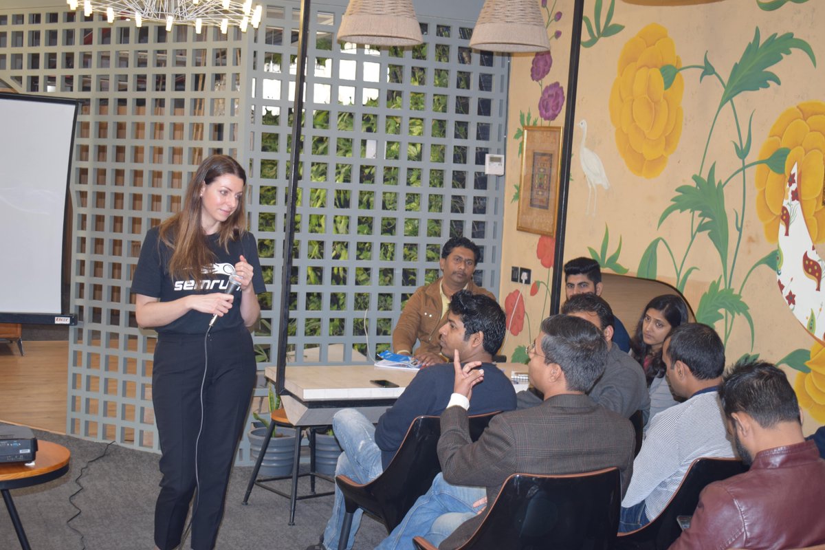 innov8cowork's tweet photo. We hosted @semrush Education Day with Olga Andrienko, Head of Global Marketing at Innov8 Saket, Delhi. We covered the latest Google updates, Voice Search, and Content Marketing workflow in the meet up.
#Innov8Coworking #LifeAtInnov8 #RevolutioniseWork #MeetUp https://t.co/z24k5DE0h3