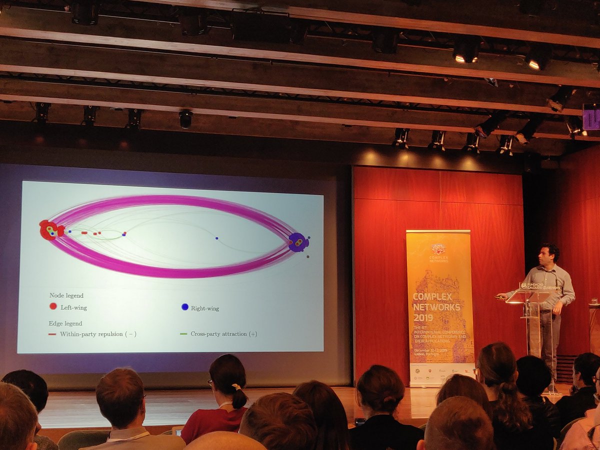 ComSocSci's tweet photo. .@TahaYasseri's presentation @complex_nets: Brexit causes a wedge in party politics, consistent to what is observed in history.
#ComplexNetworks19
#SignedNetworks
https://t.co/j5lxwSKx9k https://t.co/9ZPBjS7w7n