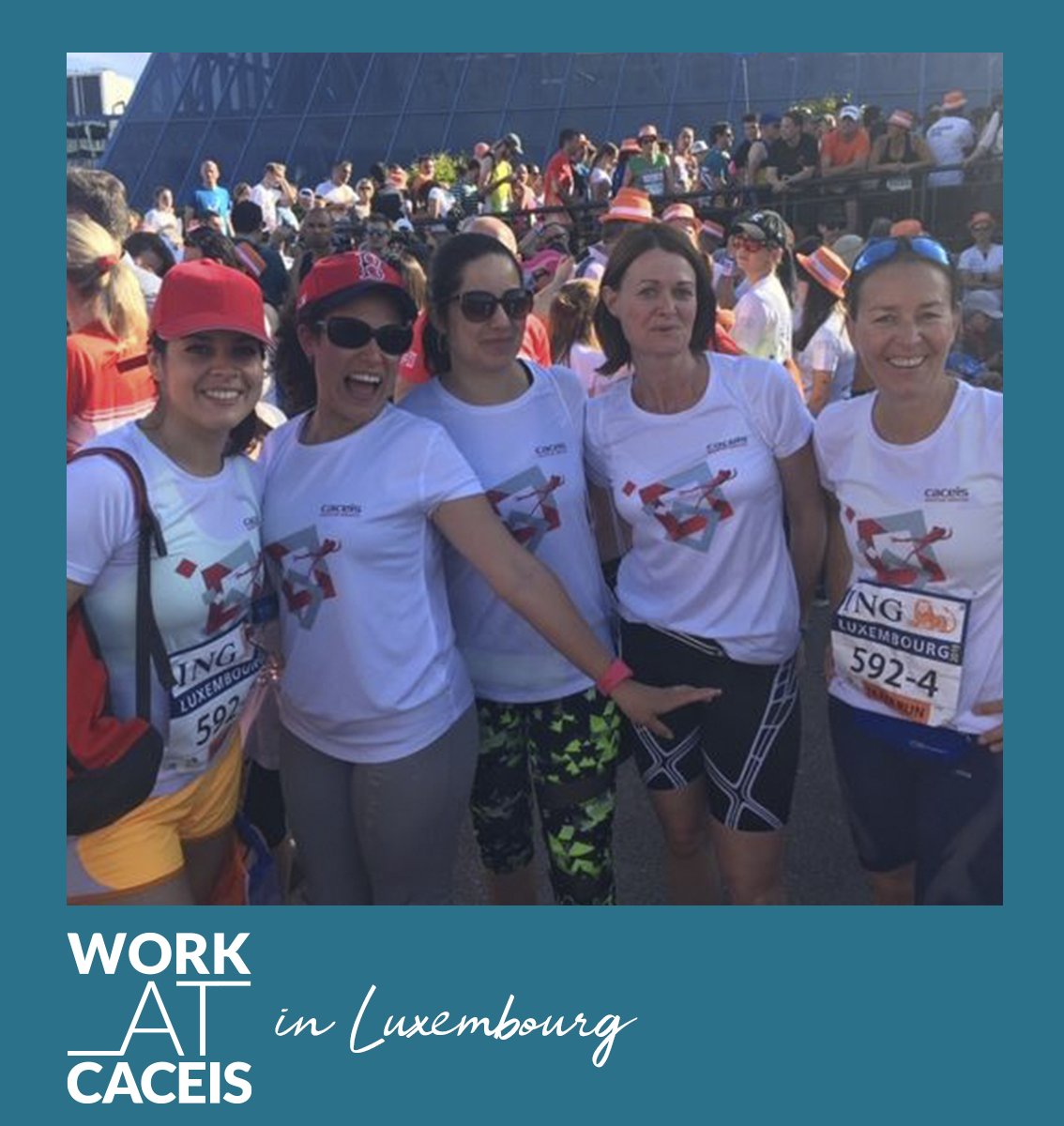 CACEIS's tweet image. #WorkAtCACEIS in 🇱🇺Luxembourg. La team CACEIS en mode #Running à #ING night #marathon 🏃‍♀️🌃 ! Tour d&apos;horizon à 360° sur les trésors luxembourgeois. C&apos;est aussi ça la vie à #Luxembourg !
GO, GO,GO... 👟 #RH #Carrières #Recrutement