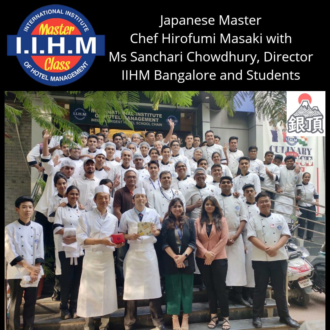 subornobose's tweet photo. Lovely hosting Chef Hirofumi Masaki and Chef Ikara from Japanese Culinary Academy for a day long workshop on authentic Japanese Cuisine . Students cherished the session.
#IIHMBest3Years #IIHMBangalore #Hospitality #HotelManagement #IIHMGlobalConnect https://t.co/4POhXH5B0Z