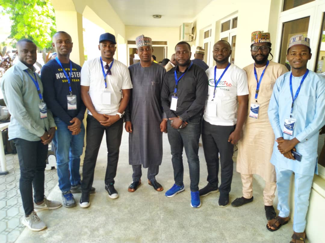 jiraji_kelvin's tweet photo. At the on going @NgComCommission Conference on Emerging Technologies Research and ICT Innovation Forum with the team. This year's theme is Developing Nigeria's Tech Eco-System: Imperative for Improving Local Content.
#NigeriaComCommission #Agritechhub #technology https://t.co/i3K7GHGKpE