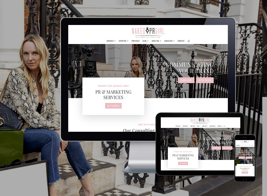 Shiny new website for NakedPRGirl bit.ly/nprgirl who specialises in PR, marketing &amp; social media. A great website with an engaging &amp; immersive user experience. Lean more: bit.ly/bknprgirl <a href="/ClaireEtchell/">Claire Etchell</a> @NakedPRGirl #wordpresswebsite #london