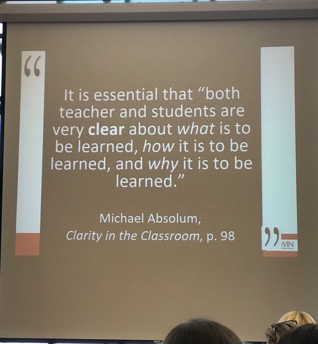 strakat12's tweet photo. Clarity is my new favorite word @VisibleLearning @john_hattie @PeterMDeWitt @karen_flories see the impact in teaching and learning immediately! So proud of @Shatekon for taking on this hard work! #dedicatedteachers https://t.co/ssBi0QCxUN