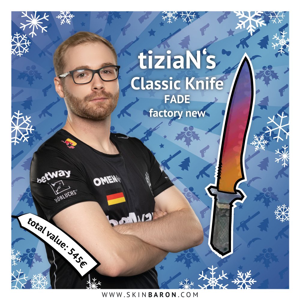 [#10] Bring' lieber kein Messer zur Schießerei mit. Außer vielleicht dieser Schönheit 😍 

Wie du teilnehmen kannst:
1. Folge @SkinbaronDE!
2. Like!
3. Retweet!

Besuche uns auch auf Facebook und Instagram um deine Gewinnchance zu erhöhen!
Gewinnspielende: 13. Dezember, 11:00 Uhr