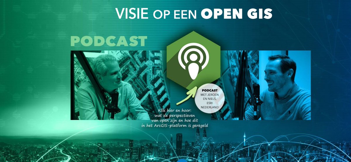 In het Esri Magazine: Interessante podcast met oa CTO Jeroen van Winden! dcu.re/g/21ER0KY