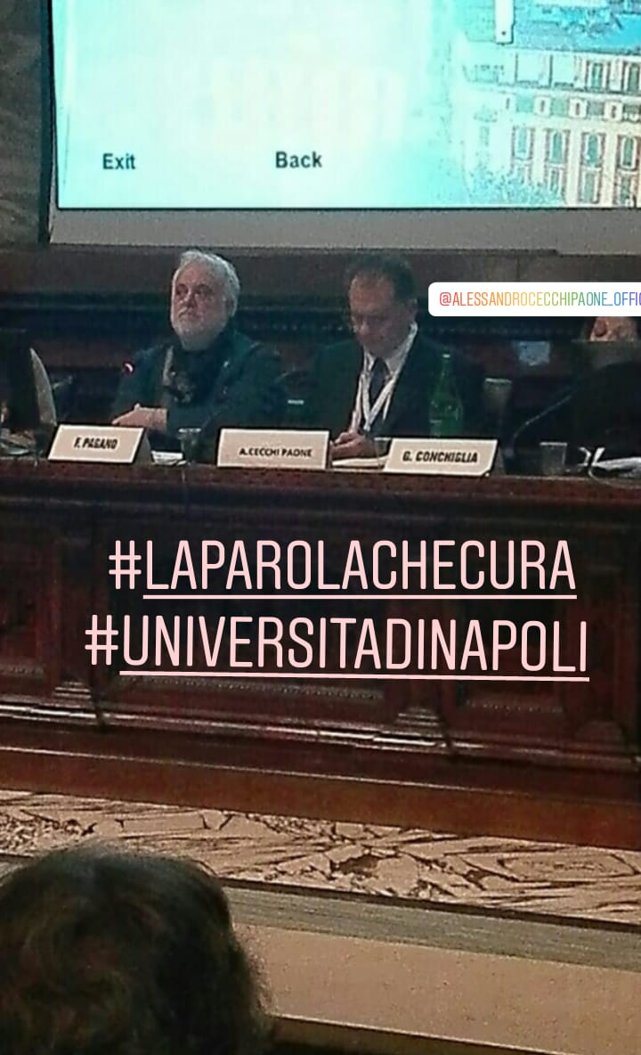 flavio_pagano's tweet photo. La #parolachecura e l'epopea dei #curacari
Ieri alla #uninapoli con #cecchipaone
#perdutamente #infinitopresente #oltrelalzheimer #curacari #disabilities #Alzheimers #Parkinsons #brain #Medicina https://t.co/8IiOejyL40