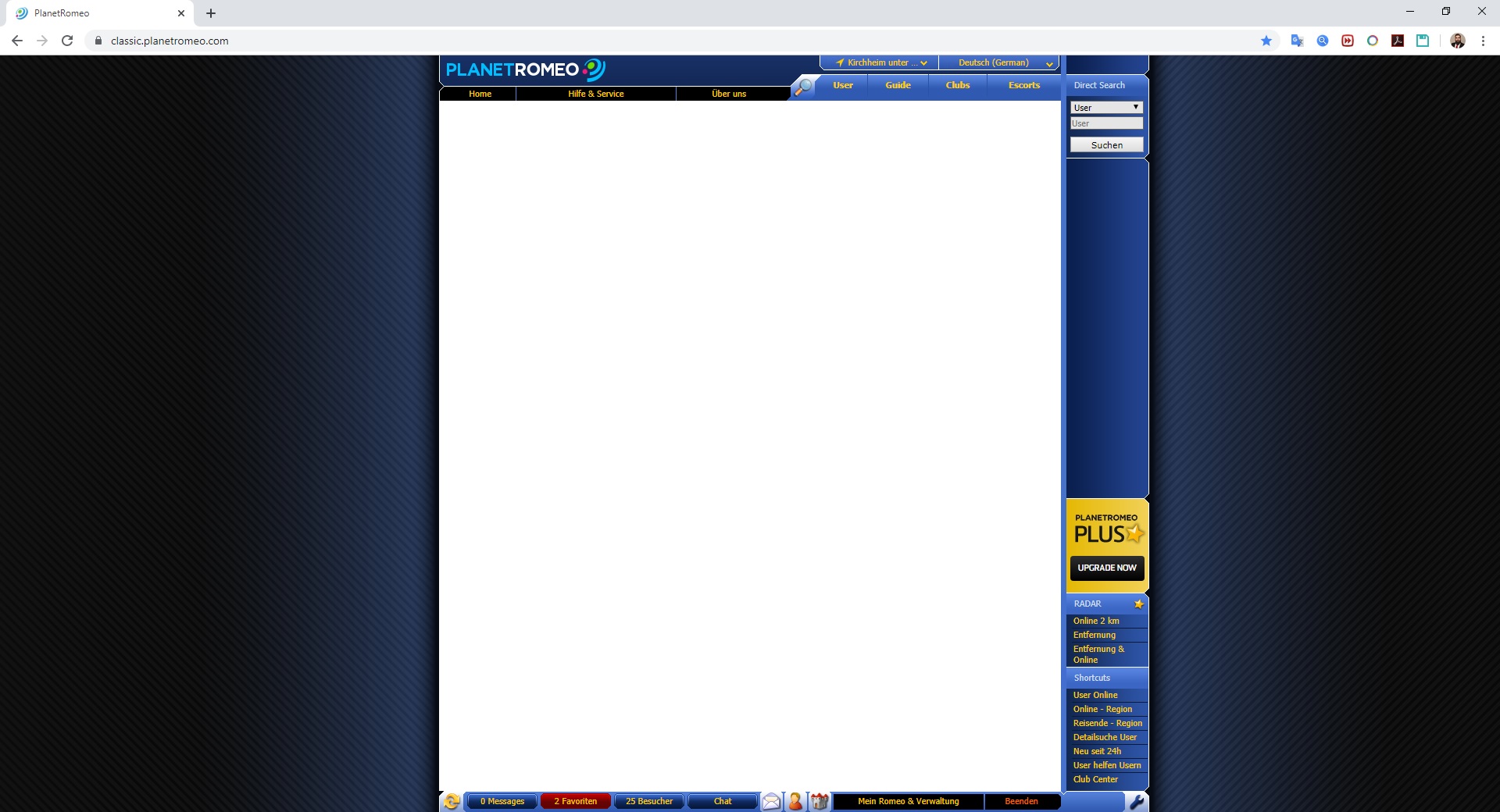 Planetromeo classic version login